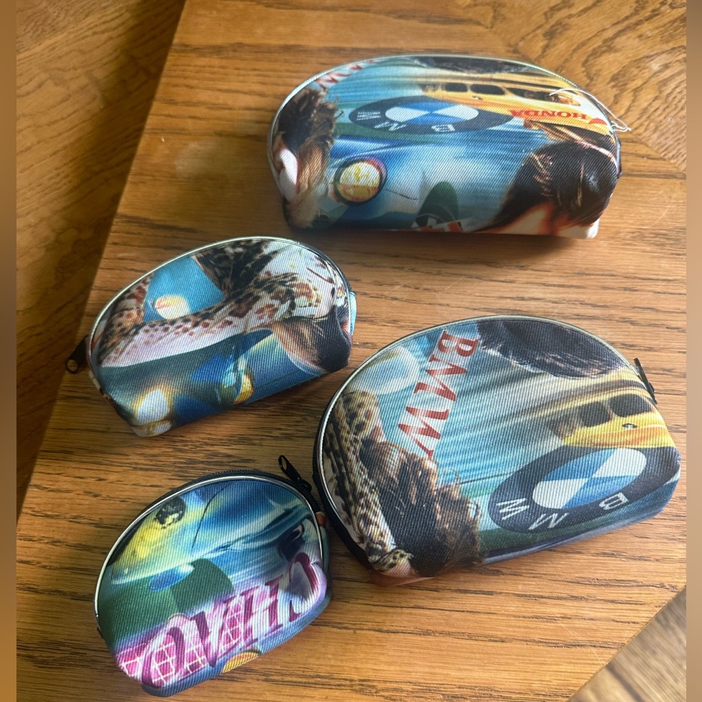 Car themed make-up bags